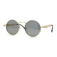 thumbnail image 1 of Lunettes de Soleil Steam Punk à Lentille Ronde Ronde, Monture Métallique, Style Rétro Victorien Printemps, Or Vert, 1 of 4