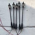 thumbnail image 4 of 1 100 HO Scale Retro Model Street Lamp Layout Lamppost Garden Landscape Light Railway Train Lamp Micro Landscape Decor, 4 of 6