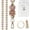 Beige, variant on Teacher Lanyard with ID Holder Fashion Wood Beaded Keychain Stylish Boho Breakaway Neck Strap for Women Accessories