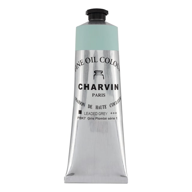 Pintura al óleo Charvin Gris con plomo 150 ml Colores Naturales