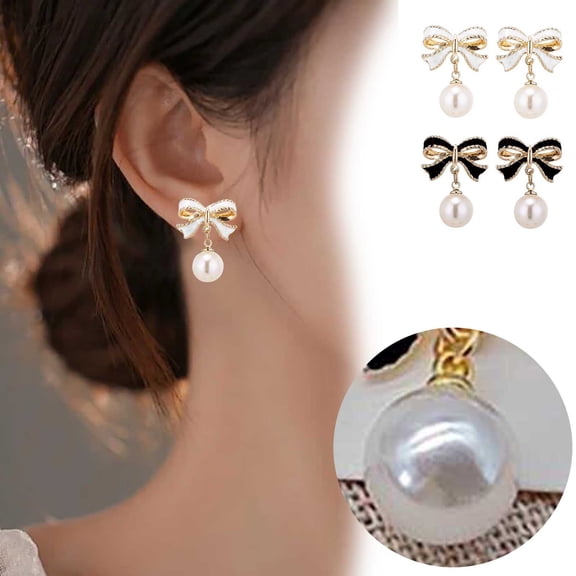 Elegant Minimalist Pearl Drop Earrings for Women Delicate Dangle Jewelry Fashion Accessory Timeless Her Everyday Wear