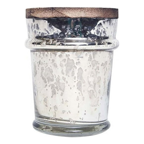 Capri Blue Volcano Found Glass Candle Bowl with Lid 9oz