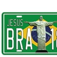 thumbnail image 3 of Letrero metálico de Brasil, placa decorativa para bar, pared, club de coches, garaje, cafetería., 3 of 6
