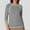 Silver, variant on UANWENN Womens Long Sleeve Crew Neck Funny Skeleton Printed Slim Fit Top T Shirt Casual Shirts Tee Blouse Solid Color Shirts Womens Tops Exercise Women Ladies Long Sleeve T Shirt Stretch Shirts for