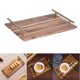 thumbnail image 5 of Bandeja de de Acacia para Servir, Rectangular para , Sushi, Merienda, Pan, Pastel S Baoblaze Bandeja de servicio de madera, 5 of 8