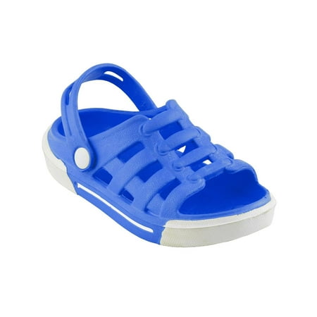 

Toddler Kids Sandals Lightweight Slip On Garden Clogs Boys Girls Beach Slippers Royal Open Toe Size: 7 S7