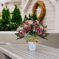 thumbnail image 6 of 30CM Artificial Simulation Floral Pick,Realistic Handcrafted Fake Bouquet,Bright Color Long Lasting Decor,No Watering Maintenance Free,Elegant Ornament For Home Wedding Party Office Shop Garden, 6 of 6