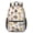 Mushroom and Chanterelle, variant on Mushroom and Butterfly Black Pattern 17" School Backpacks for Teens,Waterproof Oxford Fabric,S-Shape Padded Straps for School,Travel,Hiking,Camping