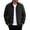 #02 Black 【Mix, Match & Rotate: Stock Up on Daily Colors】, variant on Men's Lightweight Jacket Long Sleeve Casual Windbreaker, Tactical Work Shirts Style, Breathable Outdoor Hiking Safari Coat,L