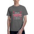 thumbnail image 1 of Crazy Darts Lady Men's Basic Short Sleeve T-Shirt Deep Heather X-Large, 1 of 5