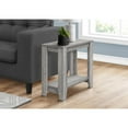thumbnail image 2 of HomeRoots 489716 22 in. Grey End Table with Shelf, 2 of 5
