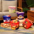 thumbnail image 2 of pieza de simulación de cubo de fideos instantáneos, juguetes de peluche, deliciosos fideos, manta realista, almohada increíble para regalo de cumpleaños y Navidad, 2 of 5