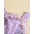 thumbnail image 5 of CIYCuIT Baby Girls Summer Romper Dress Sleeveless Dot Butterfly Tulle Skirt Hem Straps Jumpsuit Infant Toddler Cute A-line Bodysuit Dress Princess Clothes 3M 6M 12M 18M 24M, 5 of 9