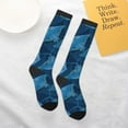 thumbnail image 5 of Balery Stingray Printed Novelty Socks Men's Women's Crew Socks Sports Socks Knee High Socks Cotton Socks Quirky and Cool Socks, 5 of 9