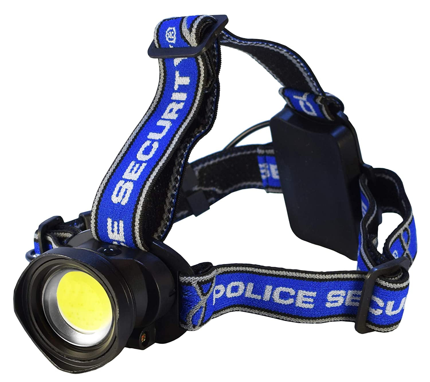 Police Security Flashlights Breakout COB 550 Lumens Headlamp with 3 AAA Batteries