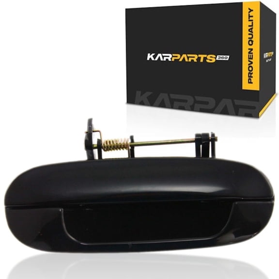 For Buick Rainier Exterior Door Handle 2004 2005 Passenger Side Front Plastic Black Smooth For GM1311144 | 19120089
