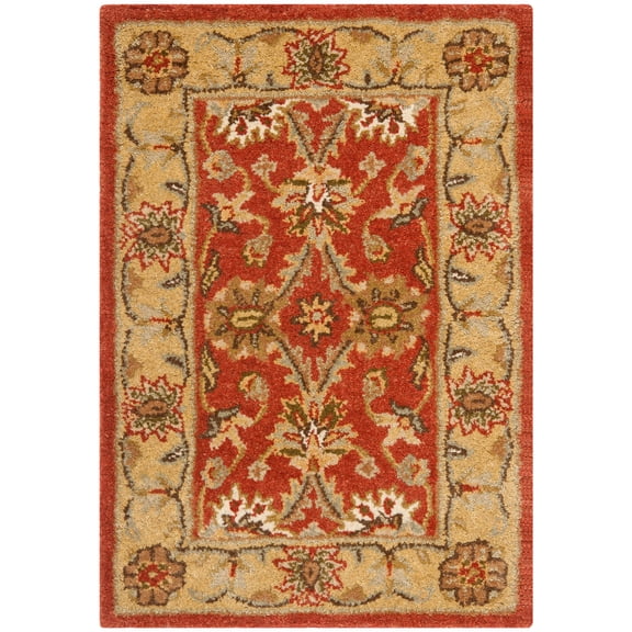 SAFAVIEH Antiquity Beaumont Oriental Area Rug, Rust/Gold, 2' x 3'