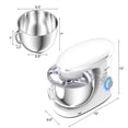 thumbnail image 2 of Costway Batteur sur Socle Inclinable 6,3 Pintes 6 Vitesses 660W Blanc, 2 of 10