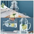 thumbnail image 7 of Omeite Cold water kettle household explosion-proof high temperature resistant retro ins style heat-resistant glass large capacity cold water kettle (small kettle 1100ml), 7 of 7