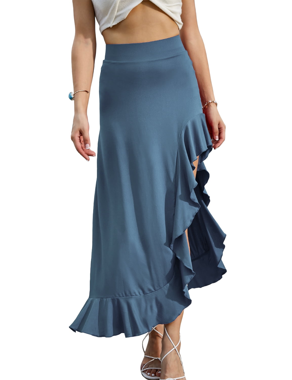 flowy maxi skirt 3d