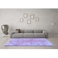 thumbnail image 3 of Ahgly Company Indoor Rectangle Abstract Blue Modern Area Rugs, 2' x 4', 3 of 4