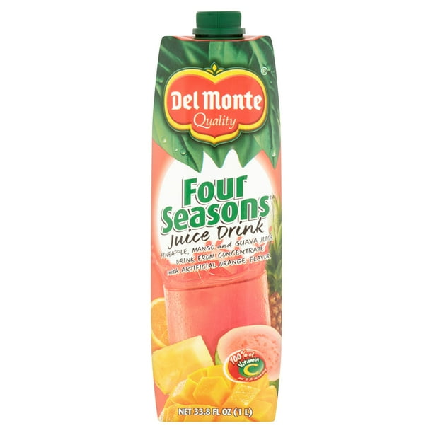 Del Monte Juice, Four Seasons, 33.8 Fl Oz, 1 Count