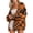 Halloween Orange, variant on CURBODO Women's Vintage Checkered Cardigan Sweater Soft Chunky Knit Open Front Outerwear
