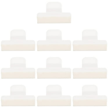 unbranded 10 Pcs Unblockers Refrigerator Splashback Fridge Splashing Guard 4.5x3CM White