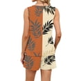 thumbnail image 5 of Hawaiian Short Sets for Women Sleeveless Square Neck Top and Loose Shorts Beach Loose Casual Vacation Outfits, 5 of 5