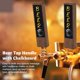 thumbnail image 2 of Mango de grifo de cerveza de pizarra, mango de grifo de cerveza de madera de nogal de 8 '' con pizarra para mensajes personalizados y diversión, mango de grifo mini Kegerator con rosca de 3/8 '' - 16, 2 of 7