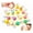 24pcs, variant on 6 Pack - 24 Pack Glowing Dumpling Keychain, Mini Squishies Stress Relief Fidget Squeeze Toy, Light Up Dumpling Backpack Charms Gift Set for Adults Work
