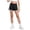Black, variant on Splozh Shorts for Girls Fashion Versatile Shorts Summer Breathable Sports and Casual Shorts Yellow,13-14 Years