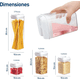thumbnail image 3 of Juego De 7 Recipientes Herméticos De Plástico Para Cocina Xtellar transparente, 3 of 3