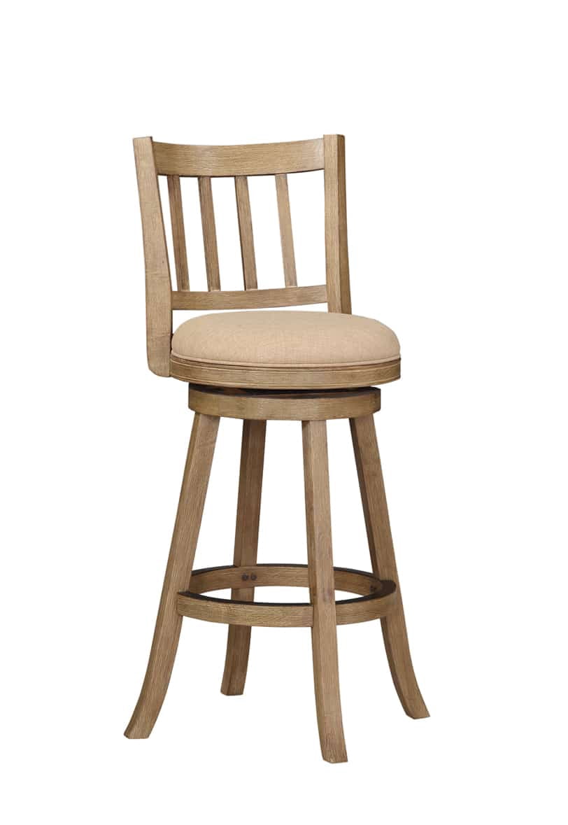 Sheldon Swivel Bar Stool - Oatmeal