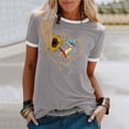 thumbnail image 2 of T-shirt à Manches Courtes à Manches Courtes à Manches Courtes pour Femmes, 2 of 4