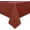 Rust Red, variant on Christmas 100% Waterproof PVC Tablecloth, Rectangle Oil Spill Proof Stain Resistant Vinyl Table Cloth, Wipe Clean Plastic Table Covers for Kitchen/Dining/Parties - 60 x 84 Inch, Rust Red