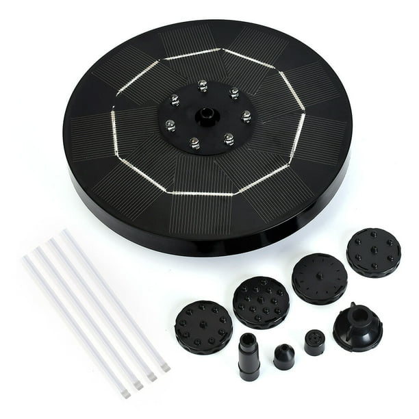 Panel Solar Methold para Piscina 240L/H Negro