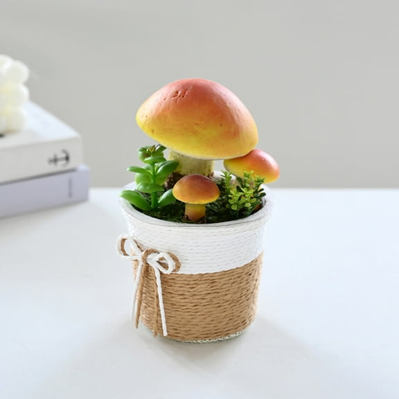 FRCOLOR  4 Pcs Artificial Plants for Decor Indoor Mushroom
