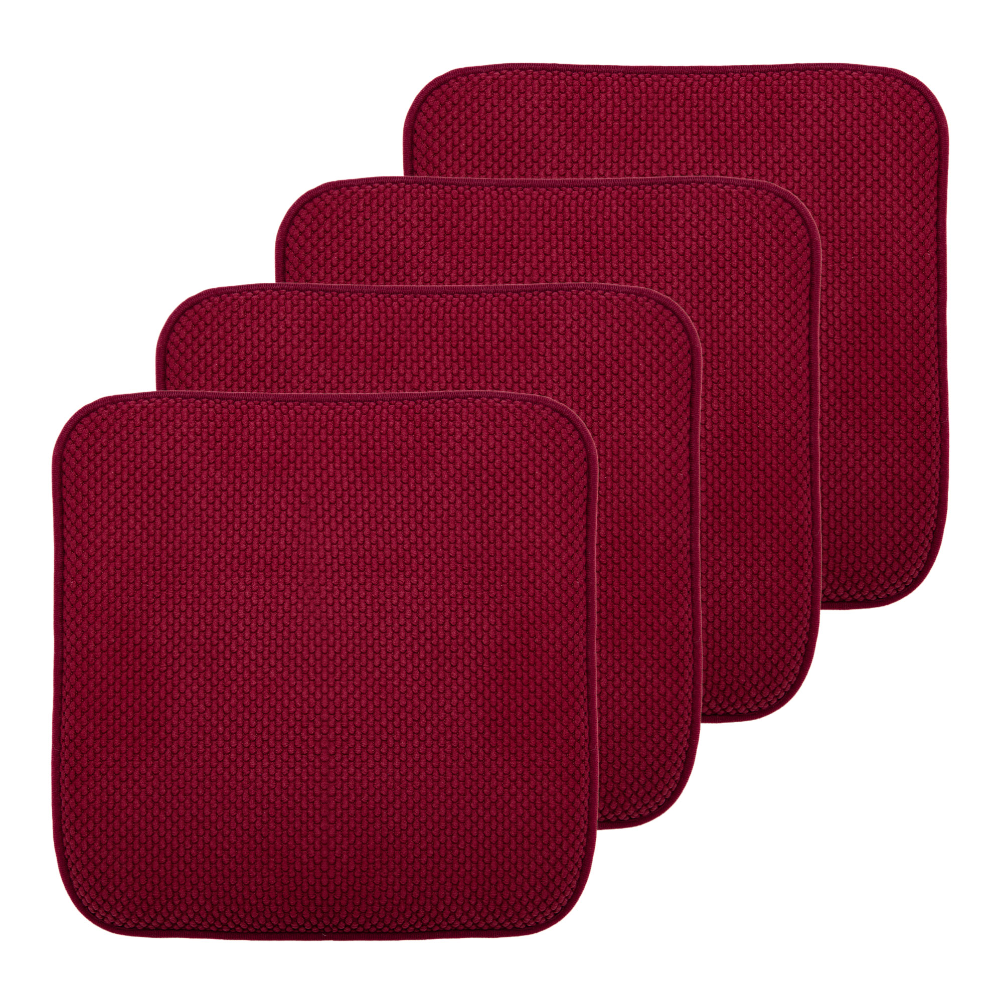 SAYFUT Set of 4, Premium Memory Foam Non Slip Chair Cushions Pads, 16.1