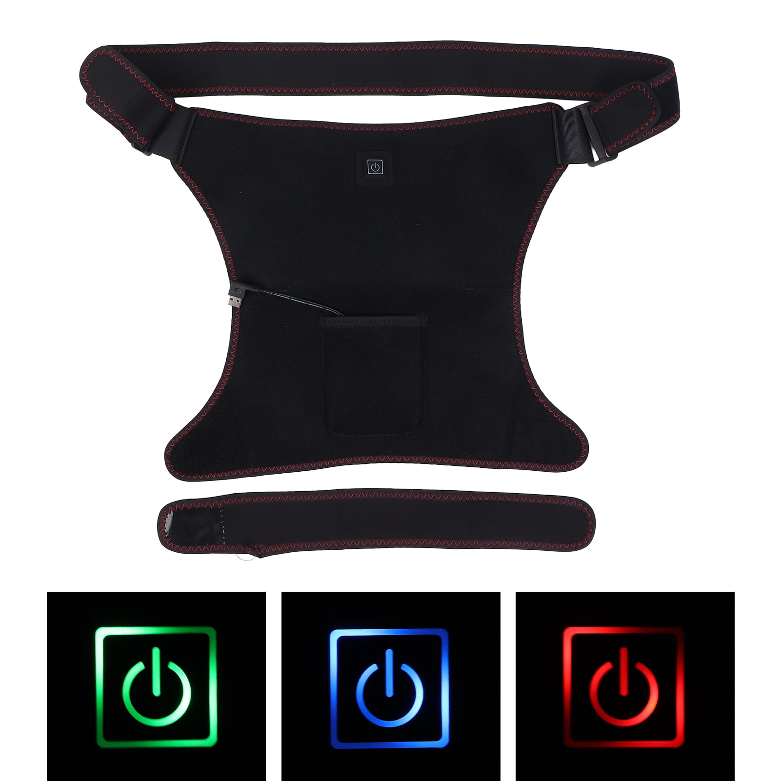 YLSHRF Heated Groin Wrap,Heated Groin Wrap 5V Heating Groin Compression