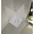 thumbnail image 3 of Aston SEN989F-CH-32-10 Vanora 32" Wide X 32" Deep X 72" High Frameless Hinged Shower, 3 of 7
