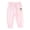 Pink, variant on Bixock Toddler Boys and Girls Pants Cotton Elastic Waist Printed Casual Pants Soft Breathable Workout Activewear Toddler Clothings Size 18-24Months