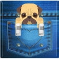 thumbnail image 1 of Metal Light Switch Plate Cover Cute Pug Puppy Dog Pocket DOG009, 1 of 1