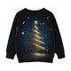 thumbnail image 3 of Sudaderas sin capucha para niños pequeños, niñas y niños, sudaderas con cuello redondo y manga larga estampadas, tops tipo pulóver con bolsillo, top de poliéster para niña, 3 of 6