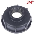 thumbnail image 1 of Accesorios para tanque IBC, tapa roscada gruesa S60x6 a conector adaptador de 1/2", 3/4" y 1"., 1 of 5