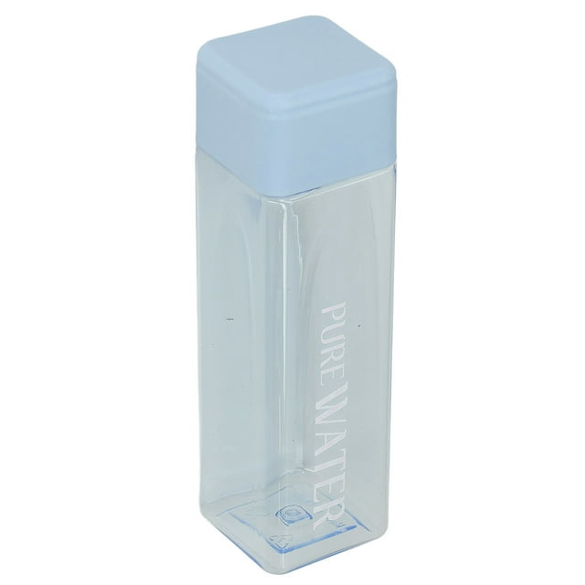 Botella De Agua Reutilizable 500ml 17oz Letra Portátil Transparente