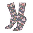 thumbnail image 5 of KLL Pigs 1 Print Womens Crew Socks Athletic Middle Tube Long Socks Novelty Socks Gifts For Men, 5 of 7
