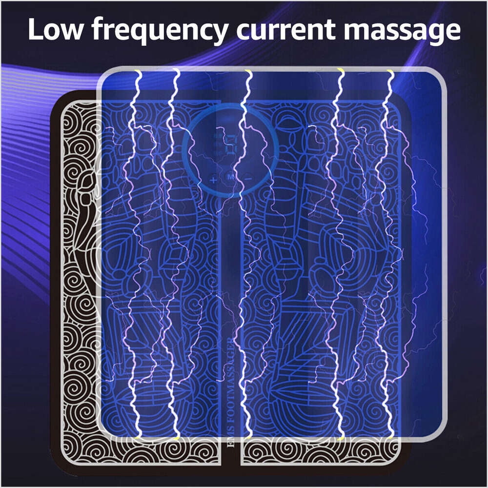 4pcss Electric Foot Massager Pad Blood Circulation Muscle Stimulator Mat Comfort