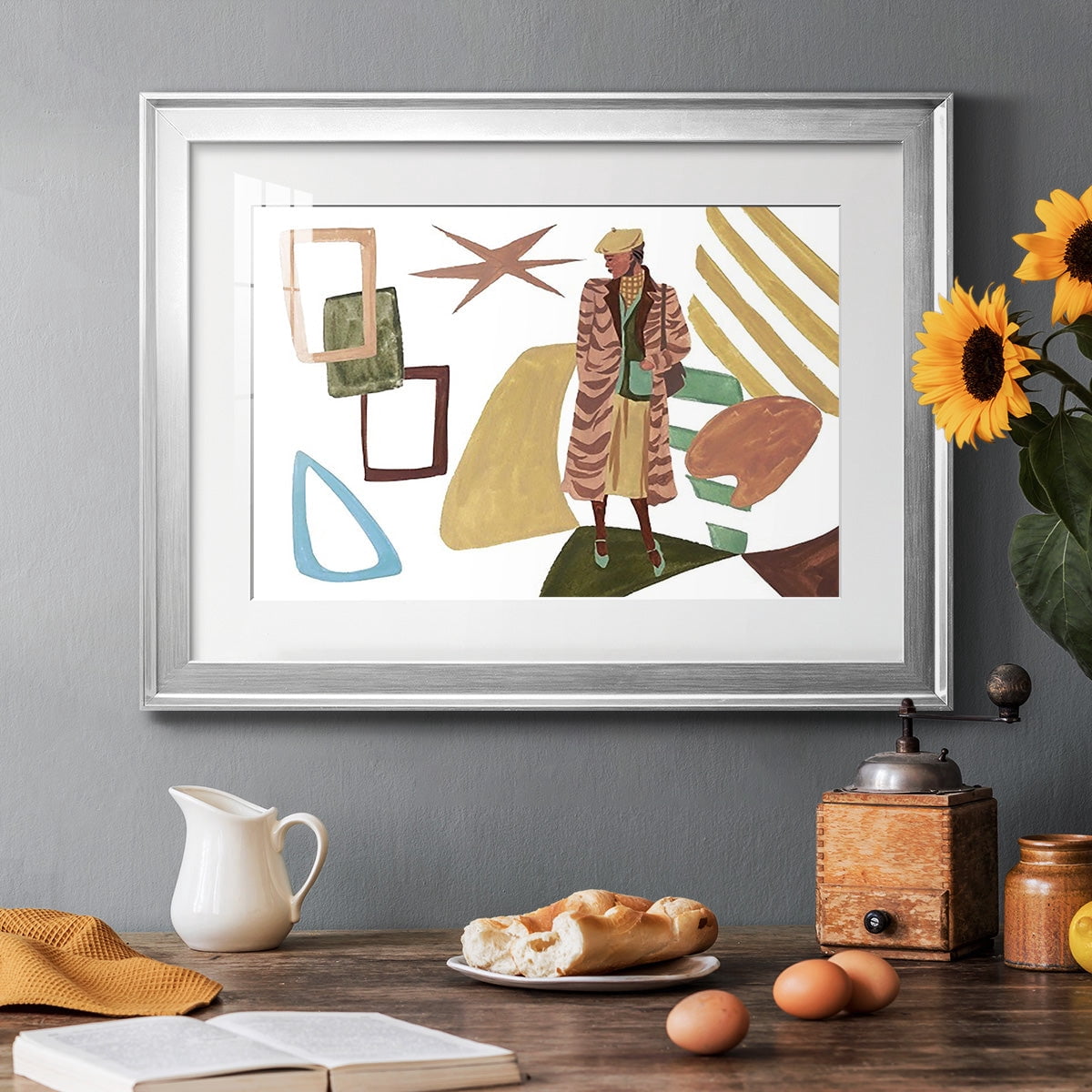 Vintage Vibes I Premium Framed Print - Ready to Hang