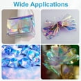 thumbnail image 6 of Uxcell Iridescent Window Film,12" x 39" Holographic Fabric Dichroic Film Roll,Red, 6 of 6